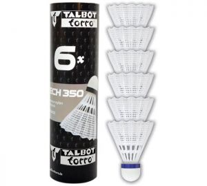 Волани Talbot Tech 350 Shuttle white, MEDIUM 6шт.